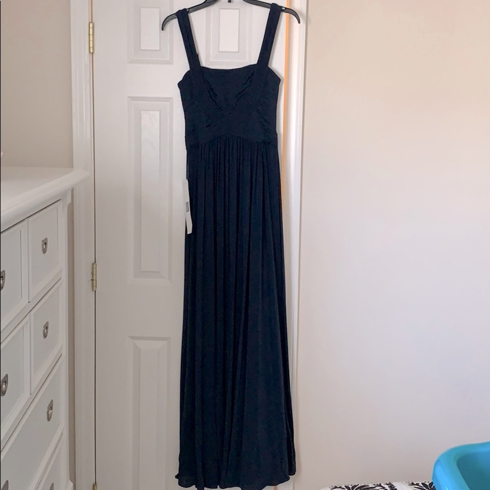 Navy blue formal gown